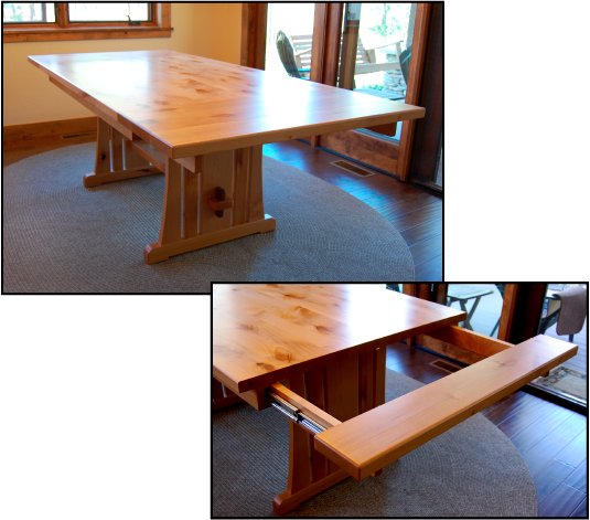 Trestle Table with Extensions