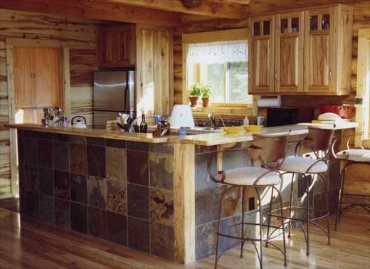 Rustic Cabin Kitchens