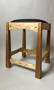 Cherry Barstool With Back