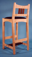 Details on the Craftsman Bar Stool - Maple